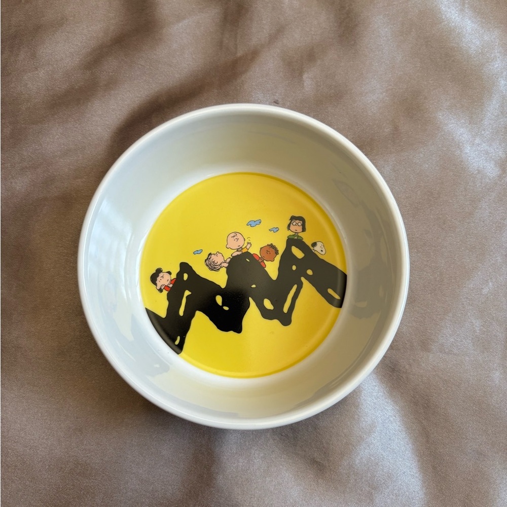 Peanuts cat bowl